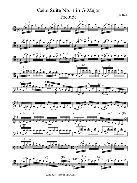 bach cello suites for guitar sheet music